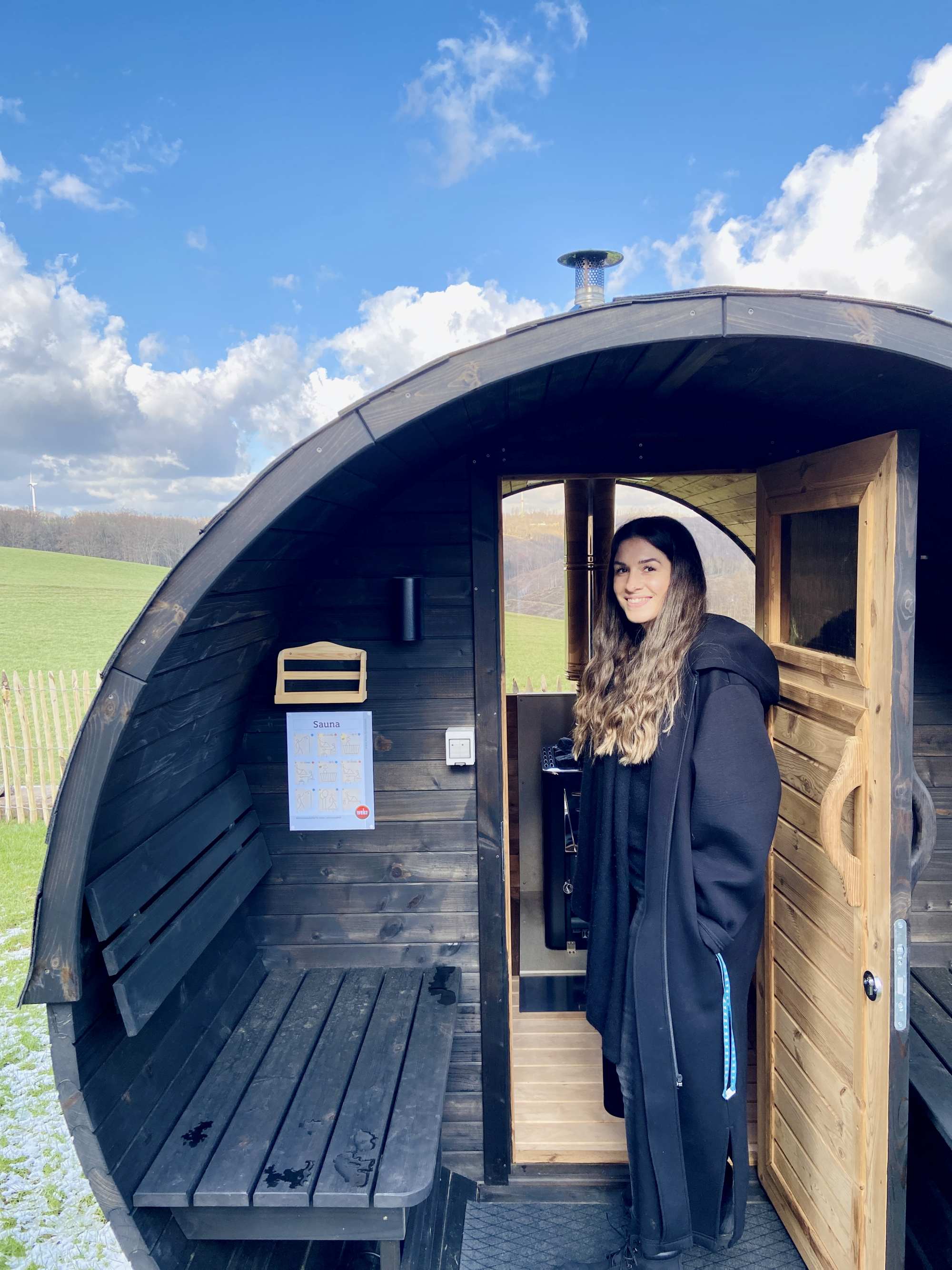Die Sauna des Wiesenchalets Die Sauna des Wiesenchalets