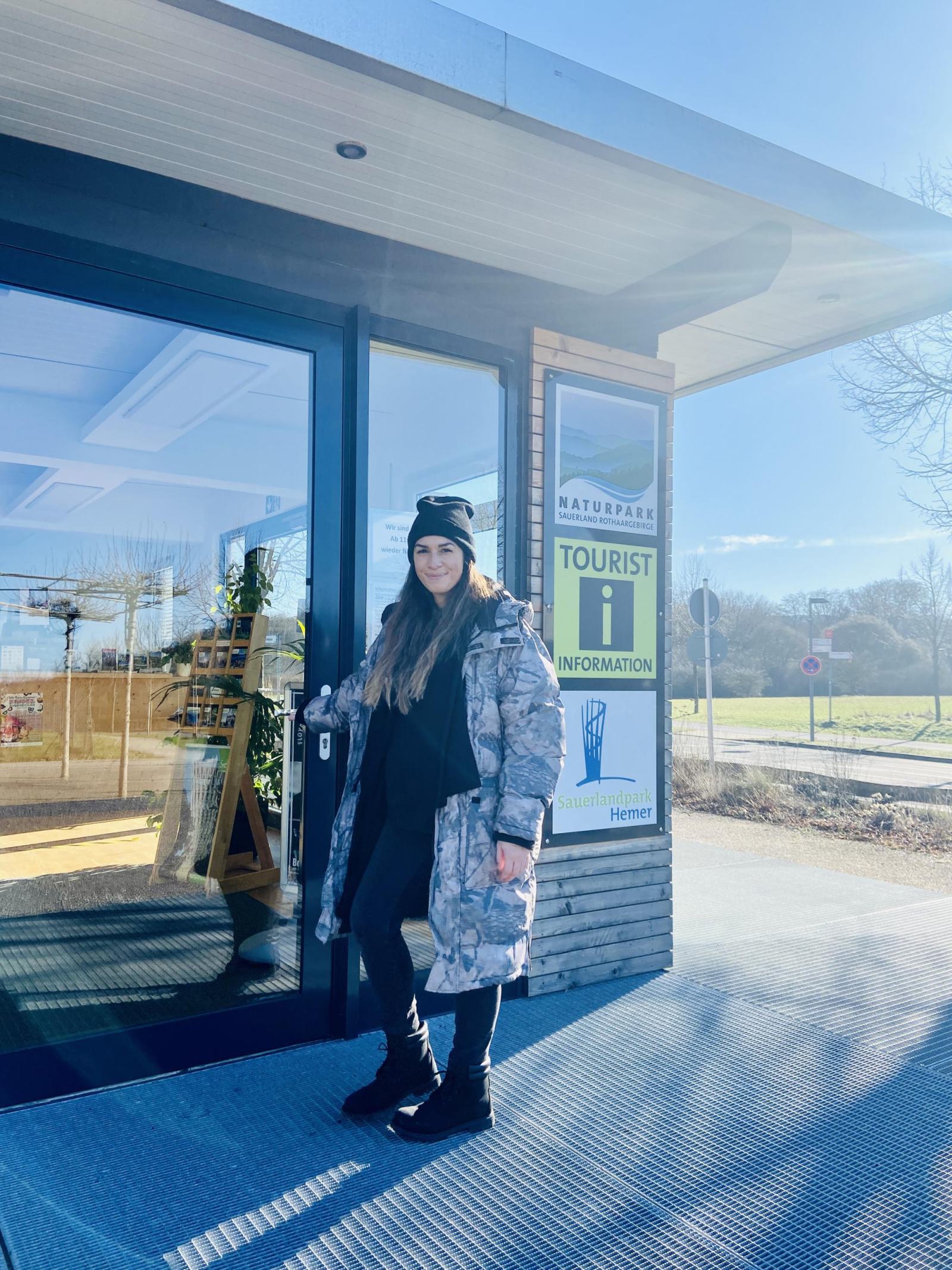 Auf zu mehr Input im Infozentrum oberhalb des Sauerlandparks