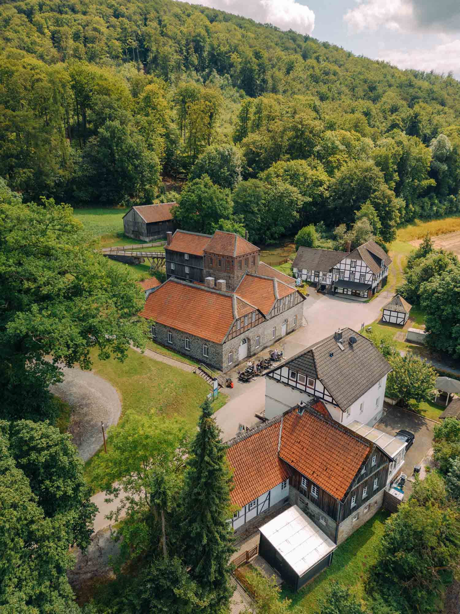 Luisenhütte im Märkischen Sauerland Luftbild der Luisenhütte im Märkischen Sauerland