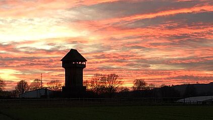 Hügelburg Motte in Neuenrade im Märkischen Sauerland