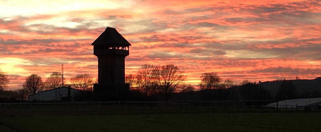 Hügelburg Motte in Neuenrade im Märkischen Sauerland