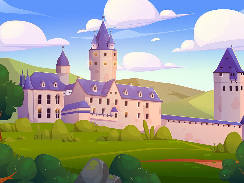 Anno Tuck auf Burg Altena Zeichnung