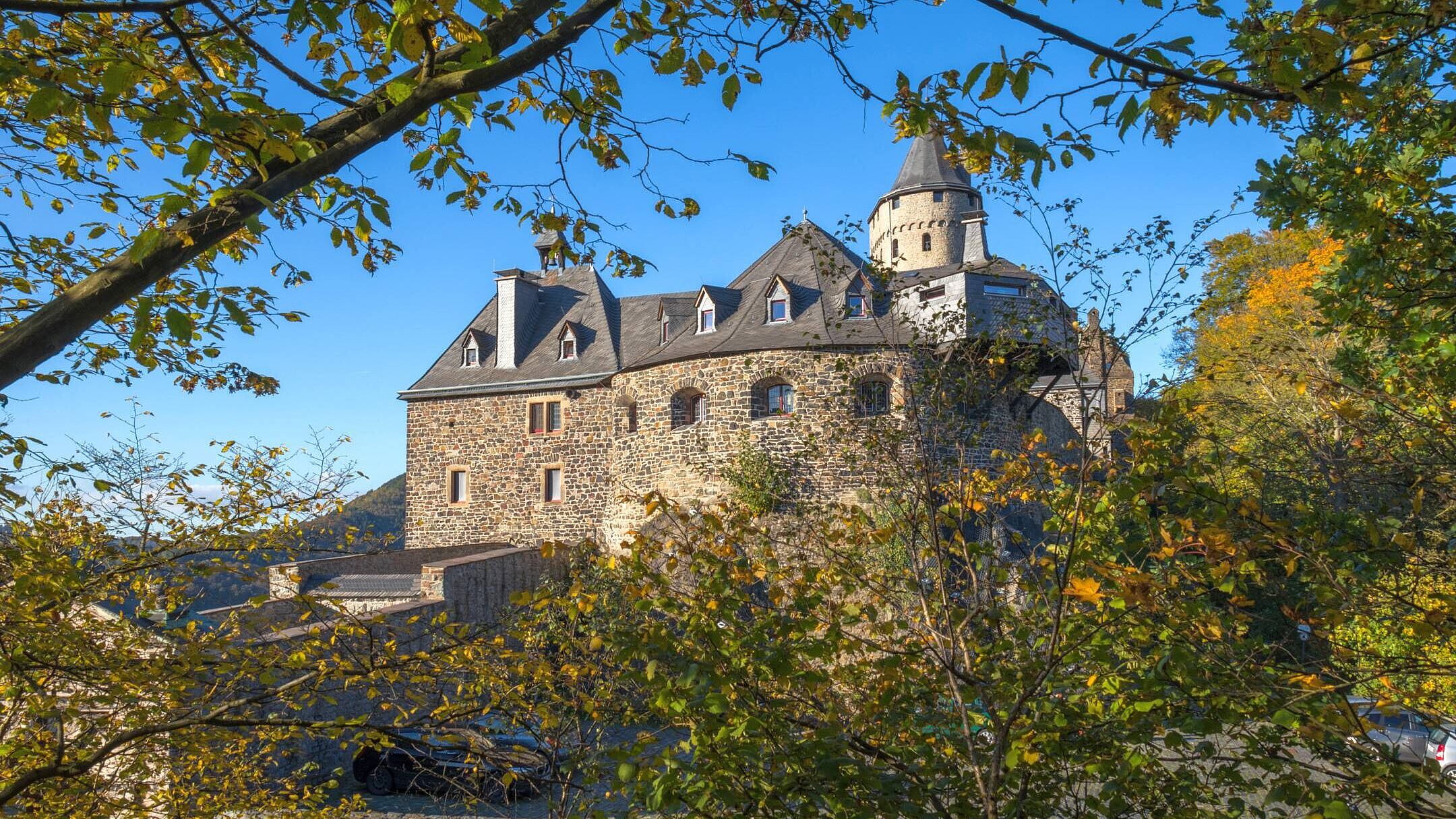 Blick auf die Burg Altena im Märkischen Kreis