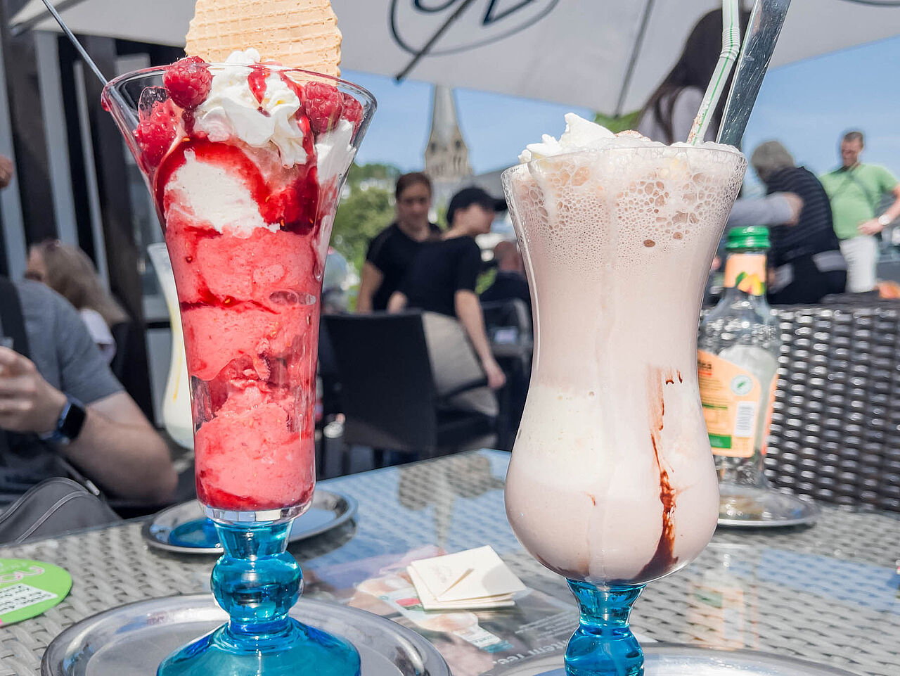 Café Naschhaus Eisbecher im Café Naschhaus in Plettenberg
