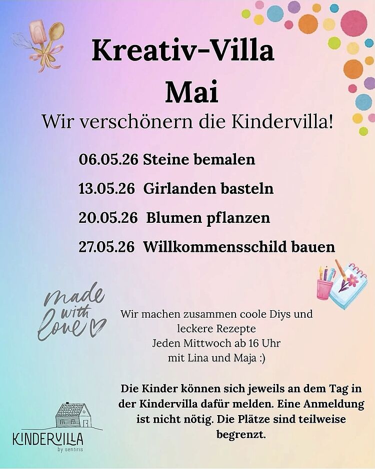 Kreativ-Villa Mai