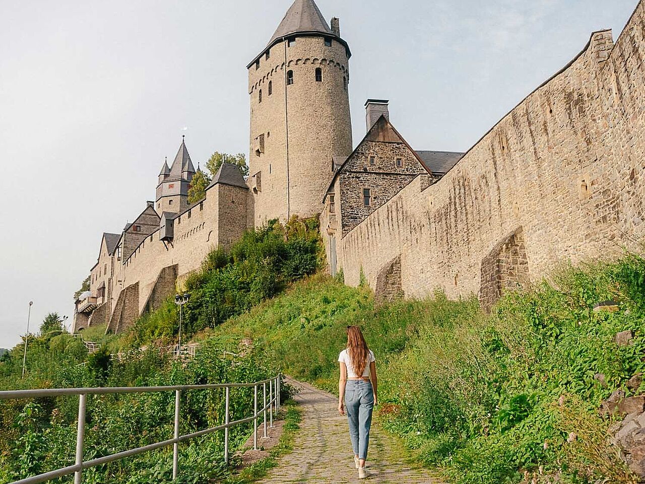 Außenansicht Burg Altena im Märkischen Sauerland Außenansicht Burg Altena im Märkischen Sauerland