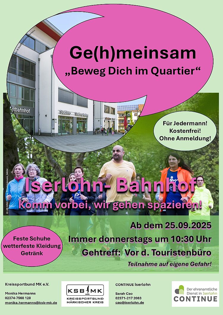 Ge(h)meinsam - Treffpunkt Iserlohn Bahnhof