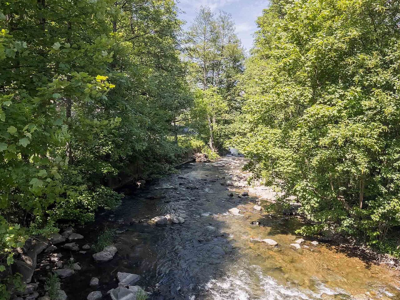 Ausblick von der Elsebrücke Ausblick von der Elsebrücke in Plettenberg