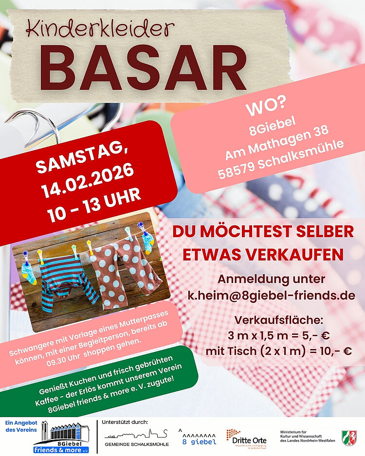 Plakat Kinderkleiderbasar
