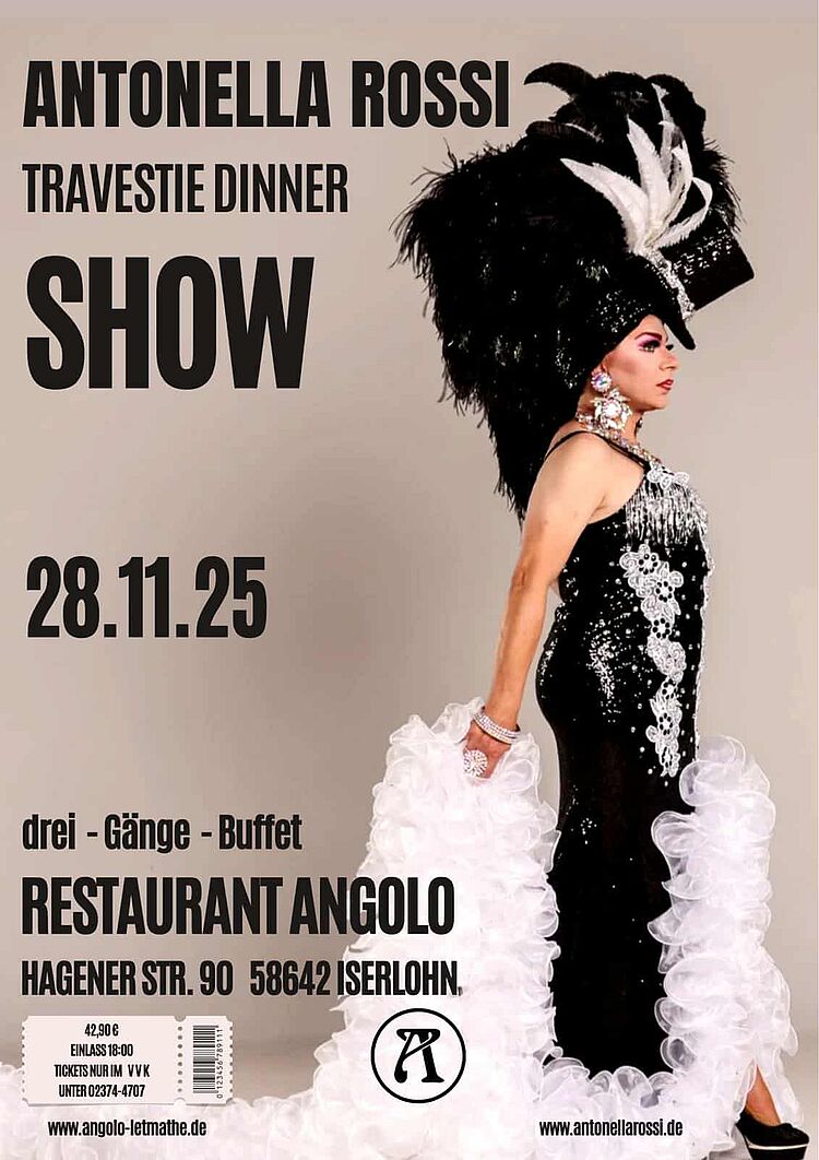 Antonella Rossi Travestie Dinner Show