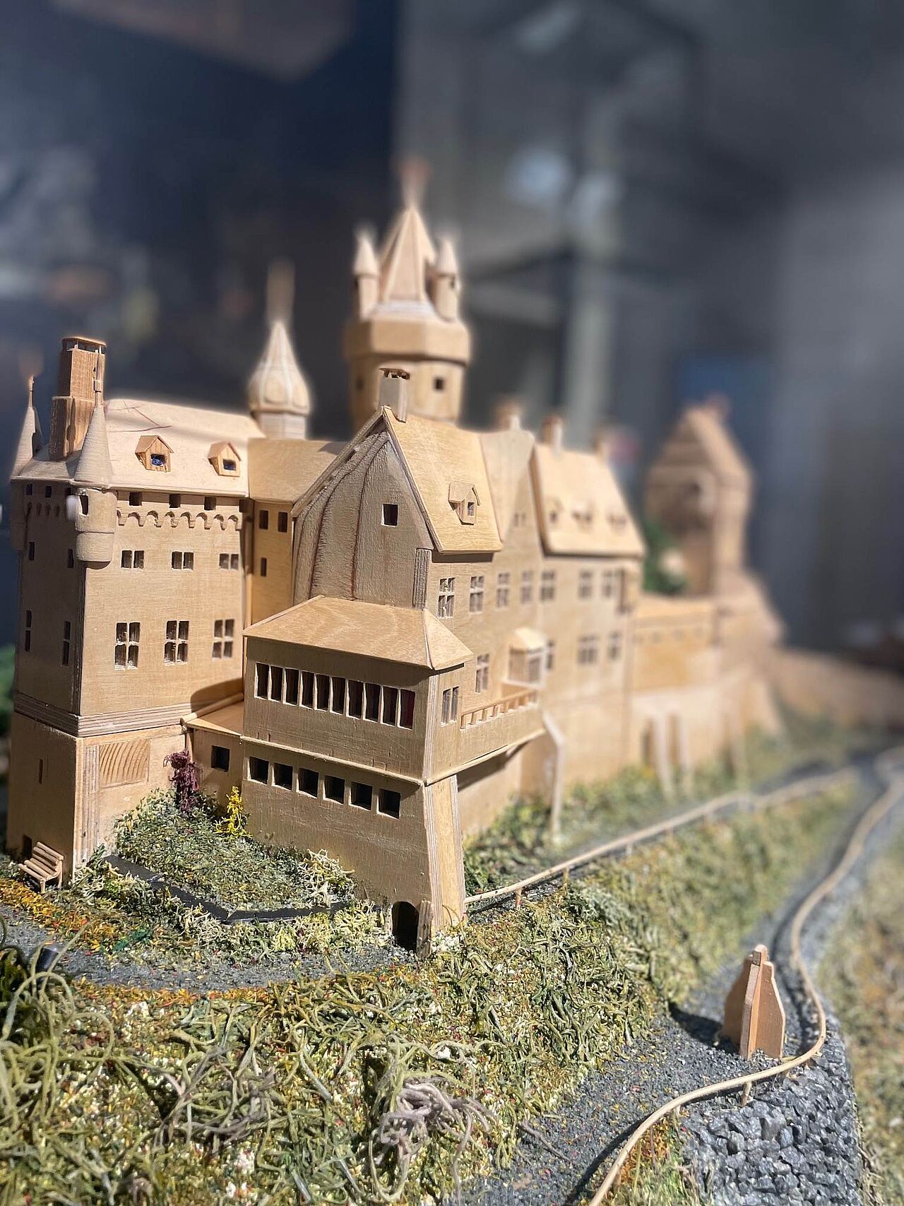Der Miniaturnachbau der Burg rundet den Tag ab Der Miniaturnachbau der Burg rundet den Tag ab