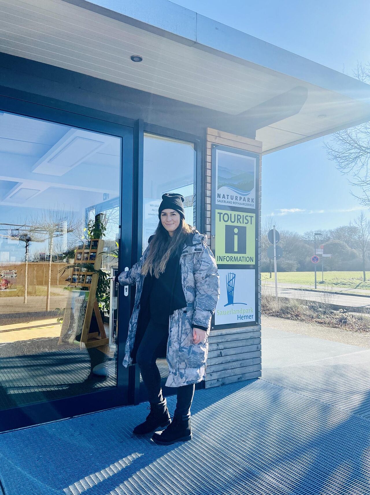 Auf zu mehr Input im Infozentrum oberhalb des Sauerlandparks