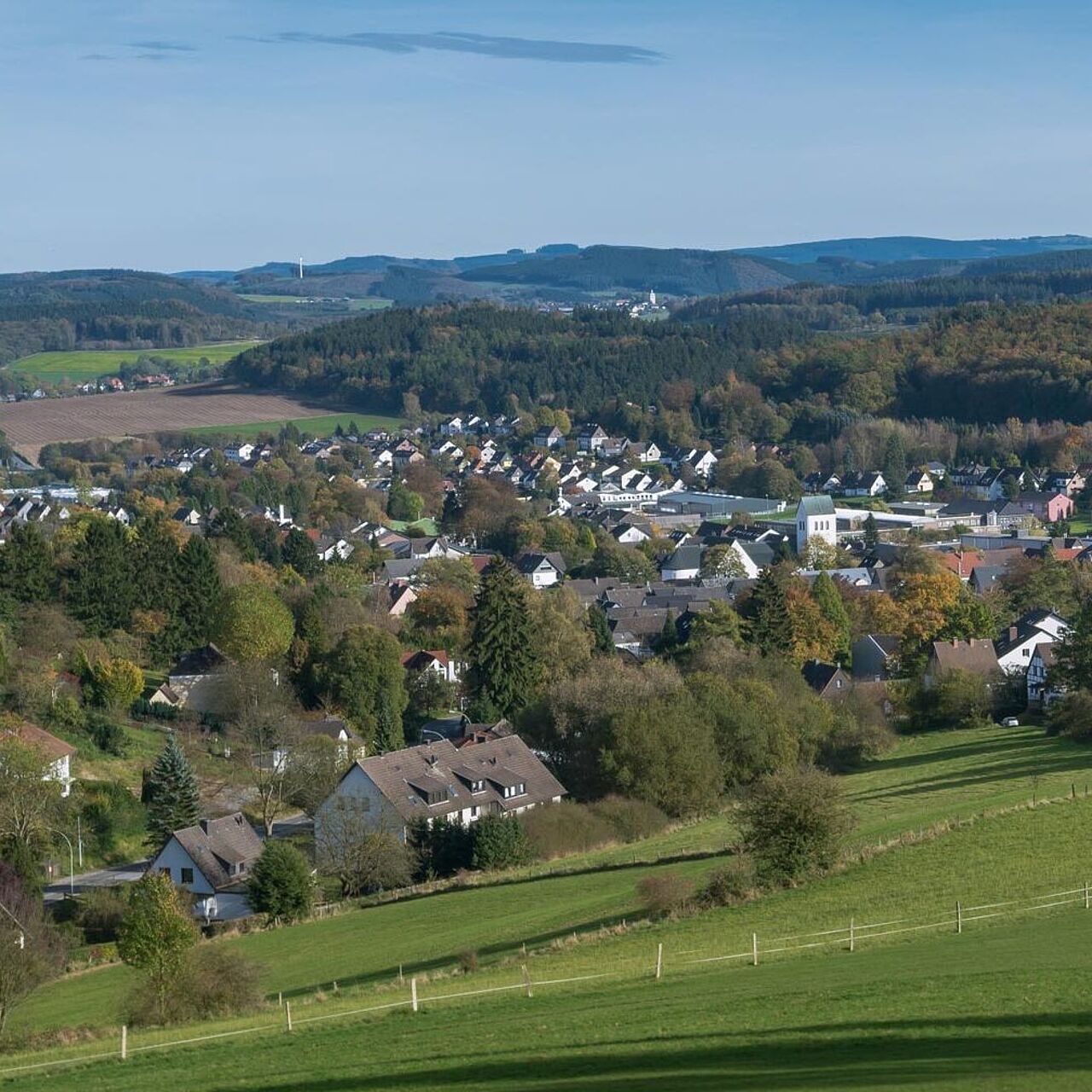 Blick auf Neuenrade im Märkischen Sauerland Blick auf Neuenrade im Märkischen Sauerland