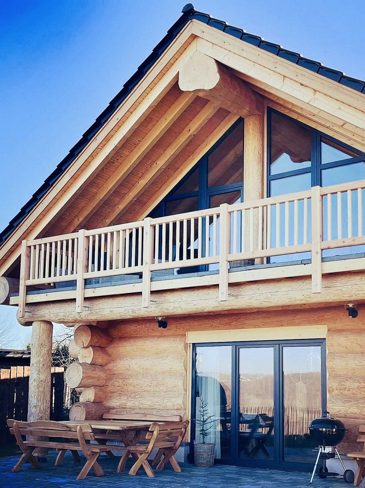 Das Wiesenchalet in Everinghausen besticht durch natürliche Materialien Das Wiesenchalet in Everinghausen besticht durch natürliche Materialien