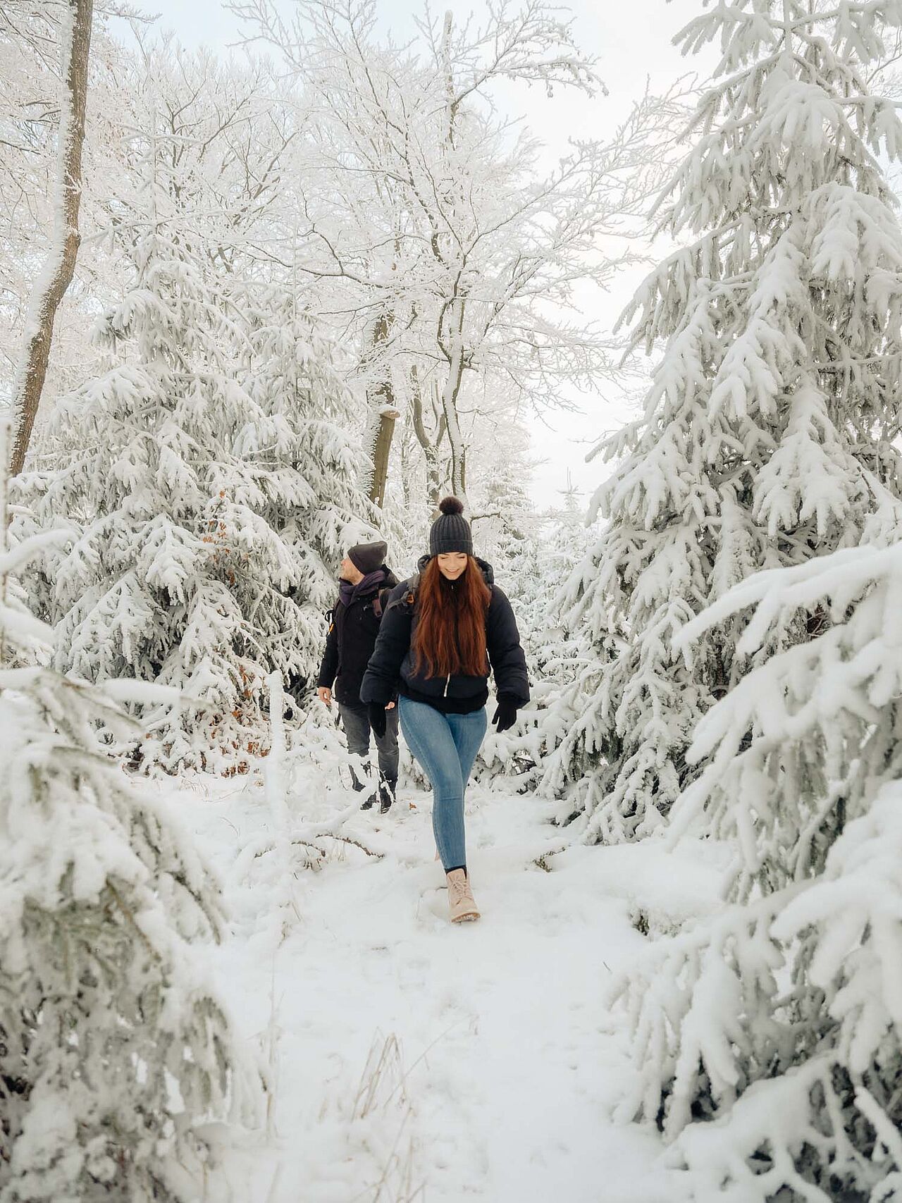 Winter im Ebbegebirge im Märkischen Sauerland