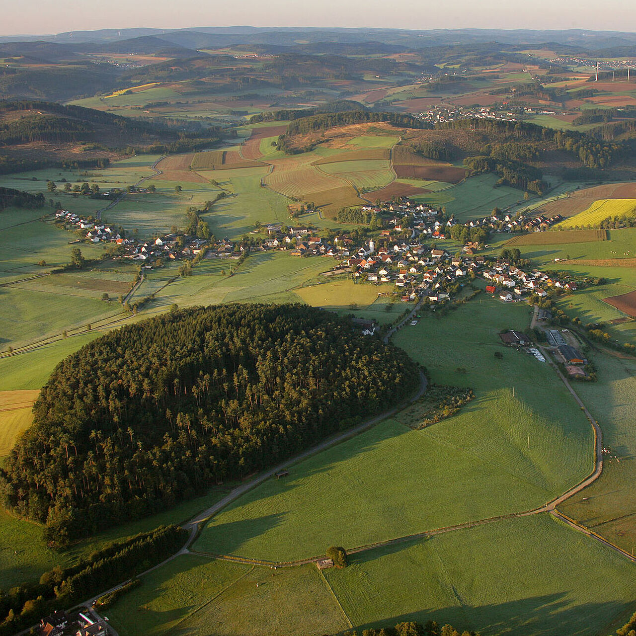 Luftbild von Balve im Märkischen Sauerland Luftbild von Balve im Märkischen Sauerland