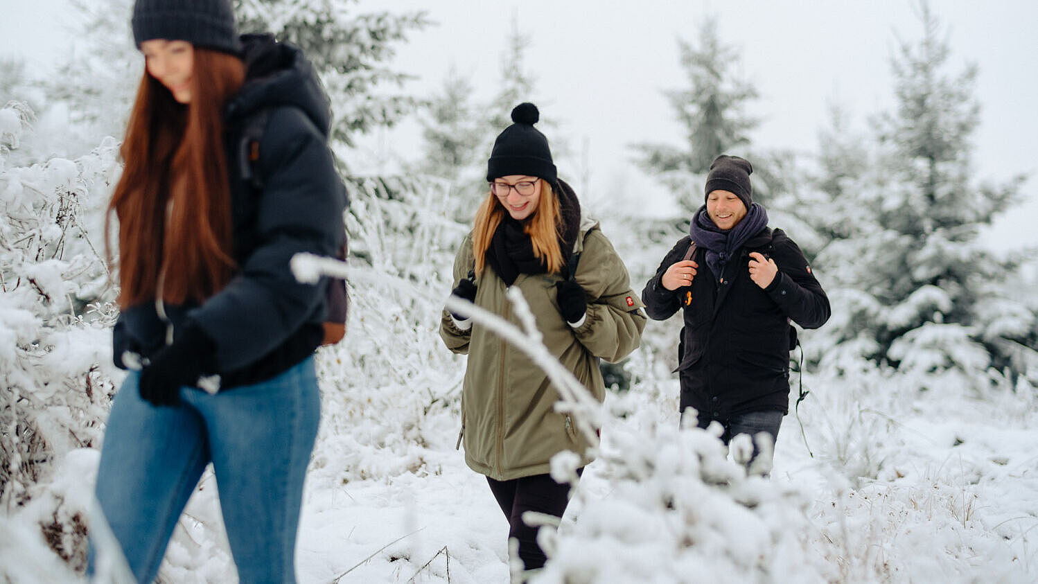 Winter im Ebbegebirge im Märkischen Sauerland