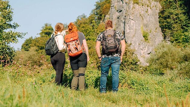 Wanderung auf der Waldroute zu den sieben Jungfrauen im Hönnetal