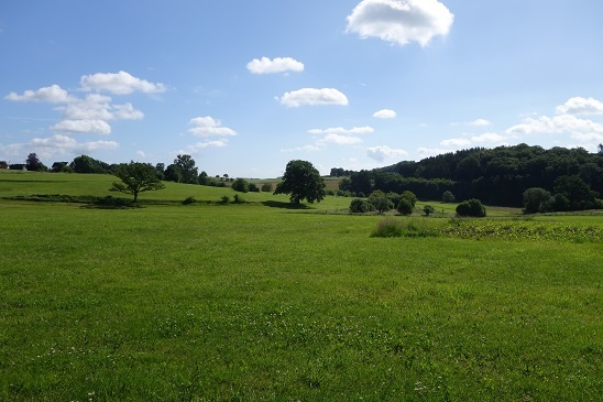 Die Landschaft bei dem Sagenort Die Landschaft bei dem Sagenort