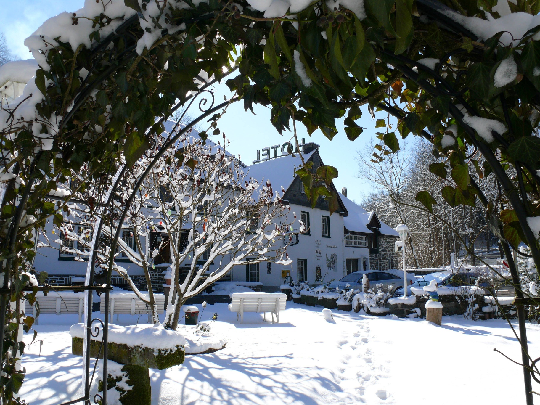 Im Winter - © Landhotel Herscheider Mühle Im Winter - © Landhotel Herscheider Mühle