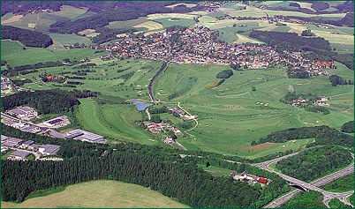 Luftbild vom Golf-Areal Luftbild vom Golf-Areal
