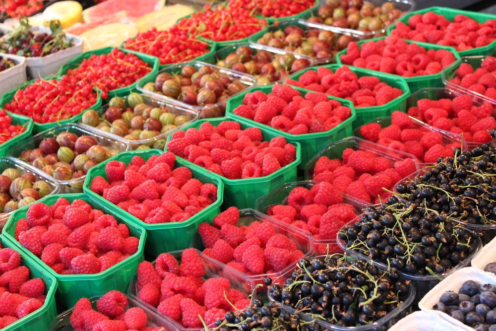 Frische Produkte auf dem Mendener Wochenmarkt Frische Produkte auf dem Mendener Wochenmarkt