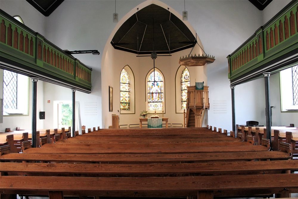 Blick auf den Altar Blick auf den Altar