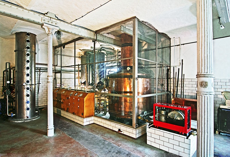 Innenansicht Historische Brennerei Innenansicht Historische Brennerei