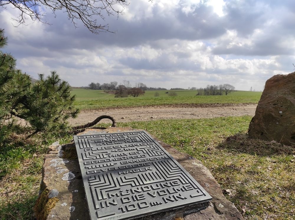 Der alte Infostein rund um die Ennepe Der alte Infostein rund um die Ennepe