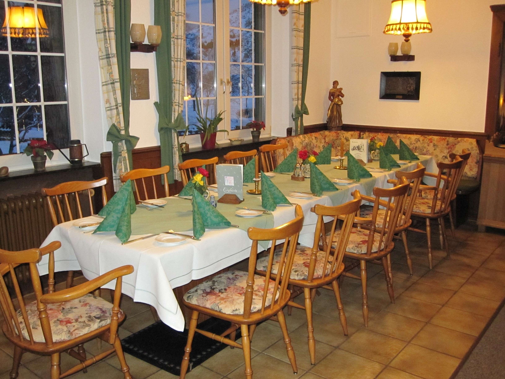 Eingedeckter Tisch - © Landhotel Herscheider Mühle Eingedeckter Tisch - © Landhotel Herscheider Mühle