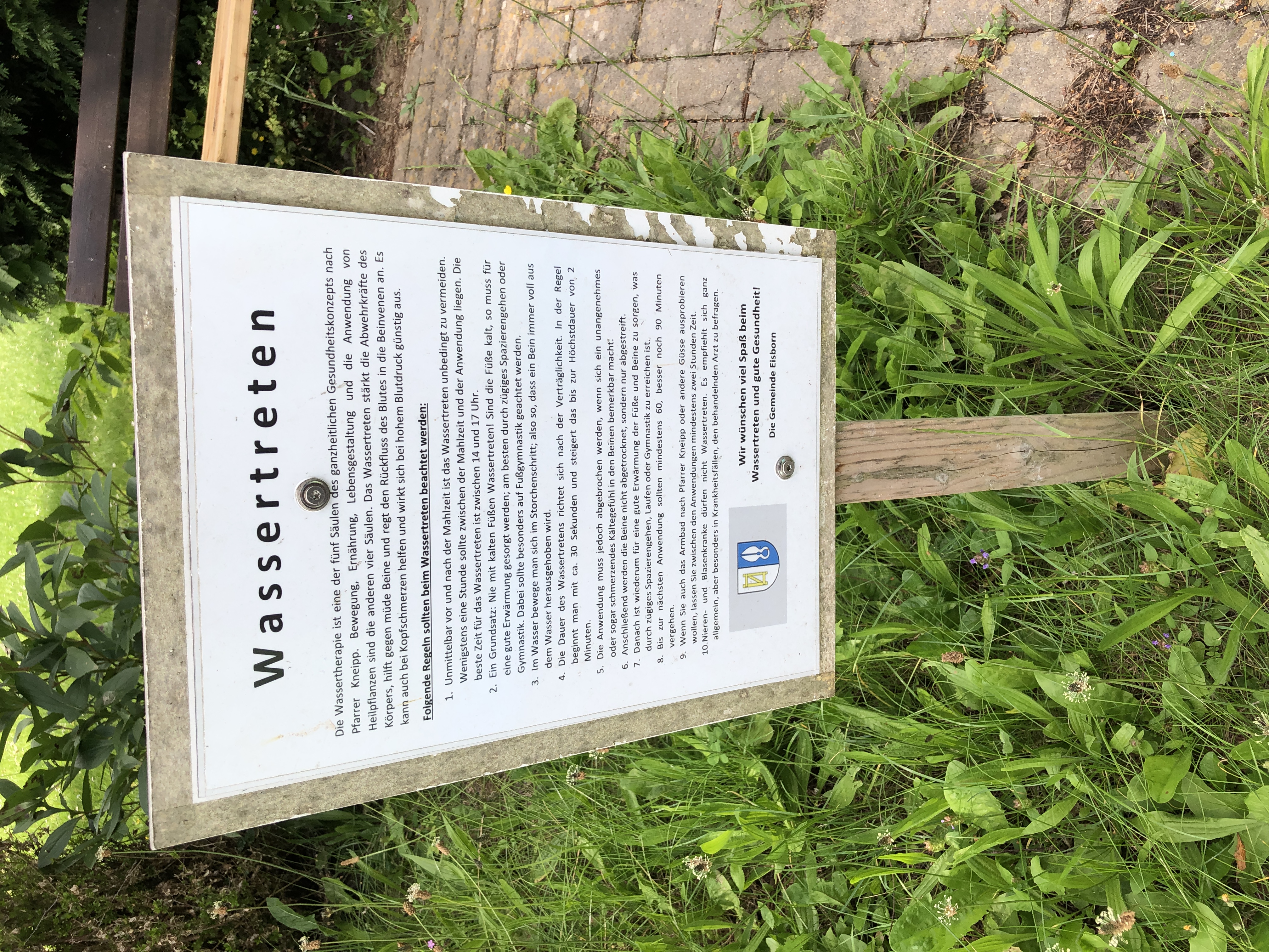 Wassertretbecken Eisborn Wassertretbecken Eisborn