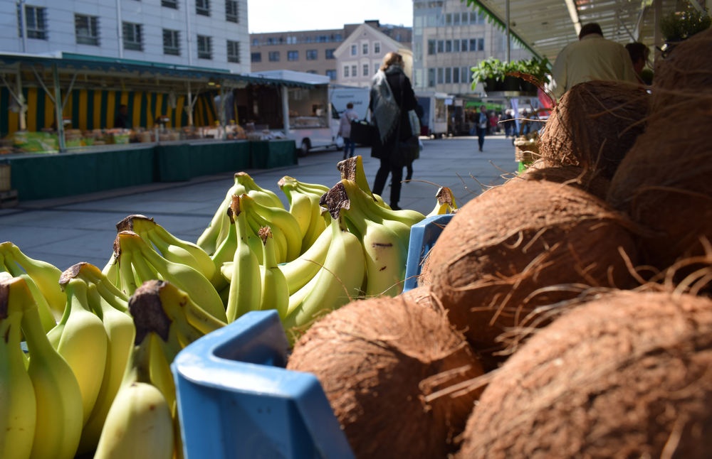 Blick über den Markt Blick über den Markt