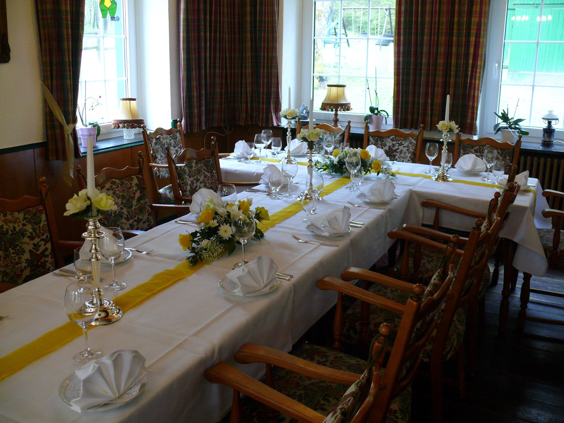 Festliche Tafel - © Landhotel Herscheider Mühle Festliche Tafel - © Landhotel Herscheider Mühle