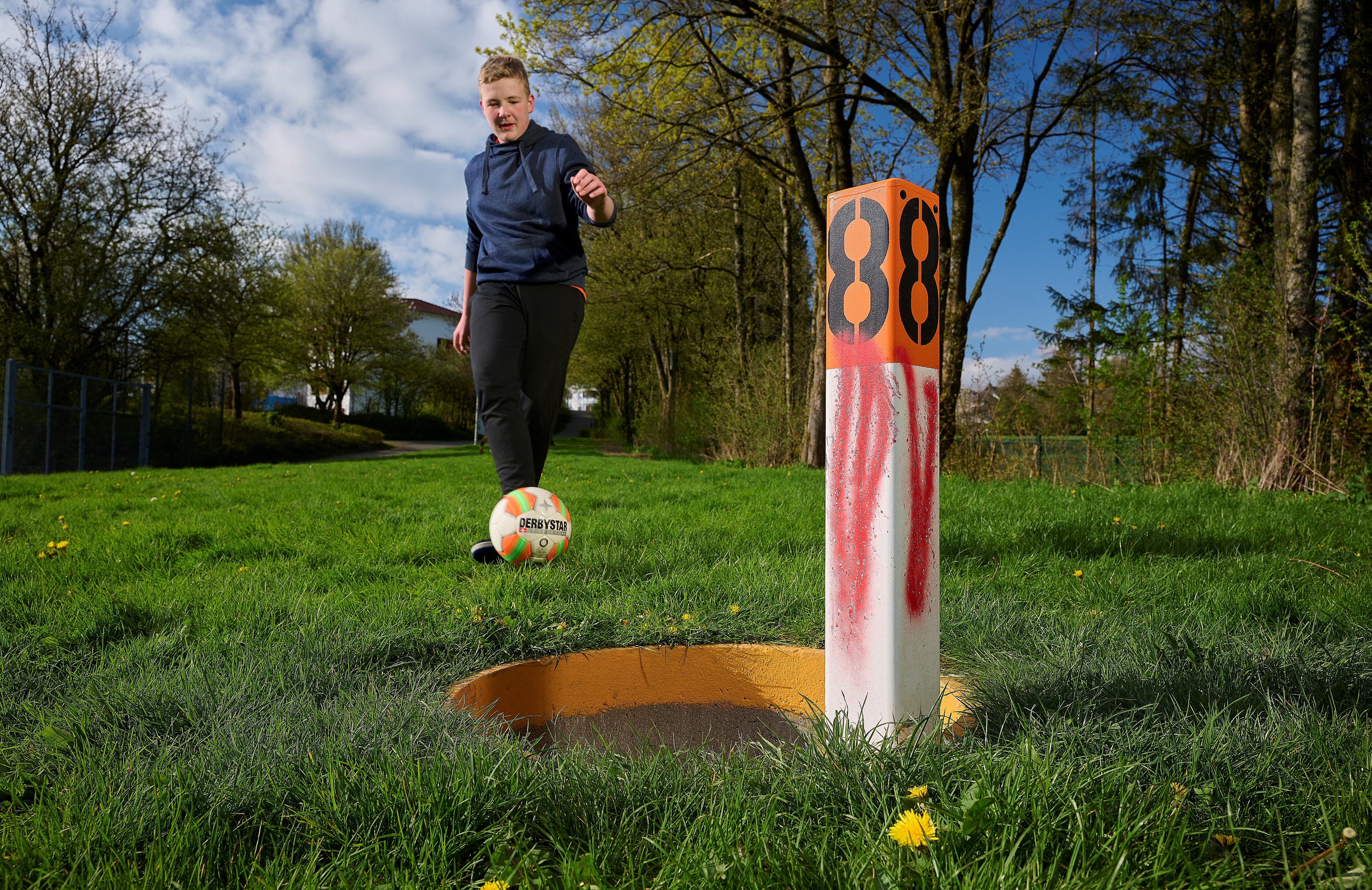Fußballgolf - Bahn 8 Fußballgolf - Bahn 8