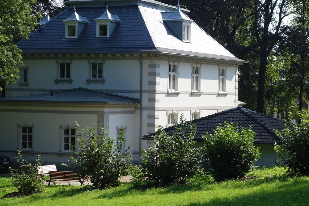 Die restaurierte Villa im Park Die restaurierte Villa im Park