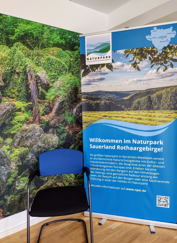 Blick in das Naturpark-Infozentrum Blick in das Naturpark-Infozentrum