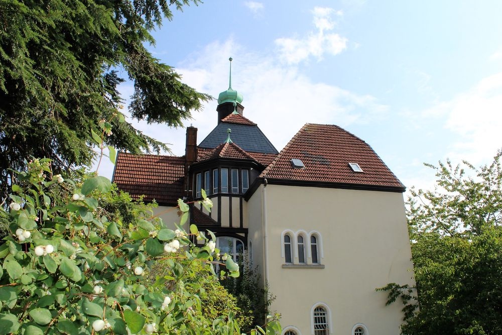 Blick auf die Rückseite der Villa Blick auf die Rückseite der Villa