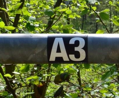 A3 Rundweg, Wegezeichen