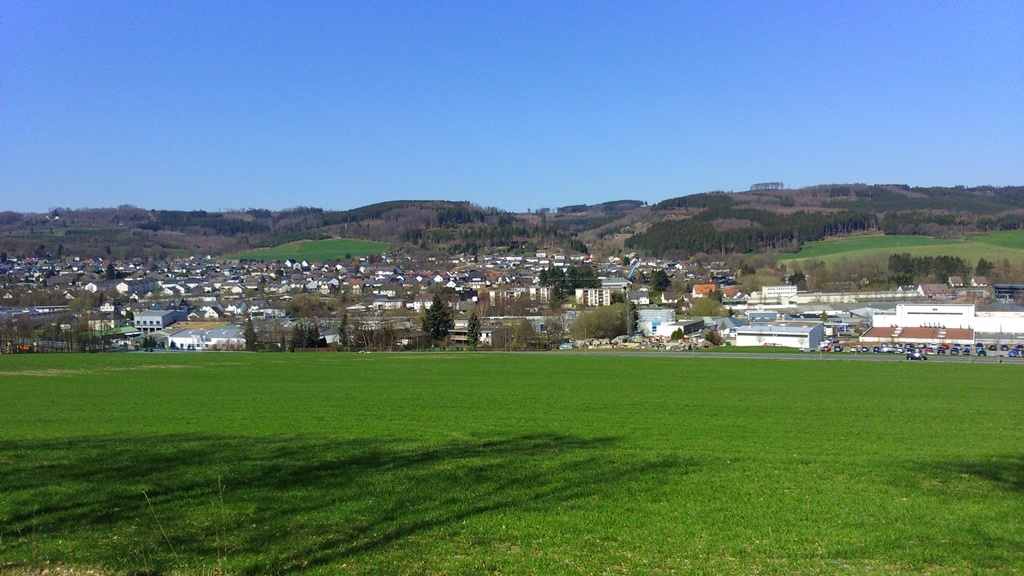 Aussicht vom Wellenberg auf Neuenrade Aussicht vom Wellenberg auf Neuenrade