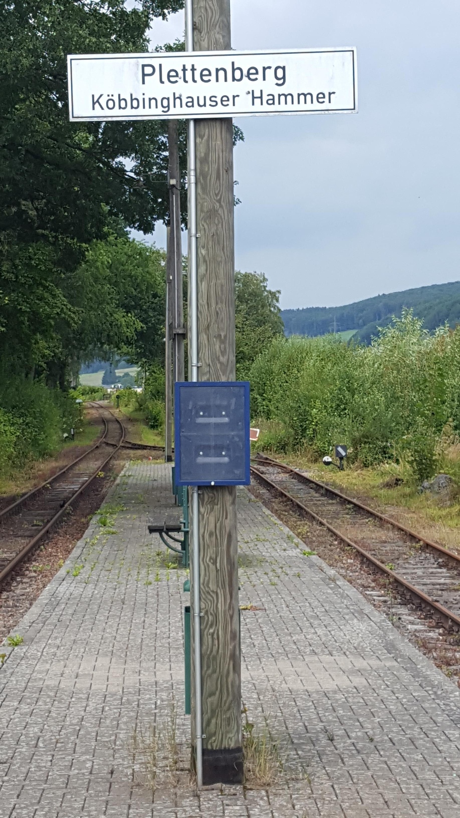 Endstation der Museumseisenbahn "Köbbinghauser-Hammer" Endstation der Museumseisenbahn "Köbbinghauser-Hammer"