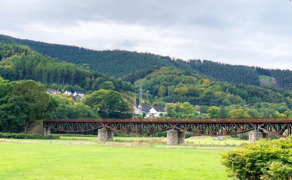 Fischbauchbogenbrücke Plettenberg-Böddinghausen Fischbauchbogenbrücke Plettenberg-Böddinghausen