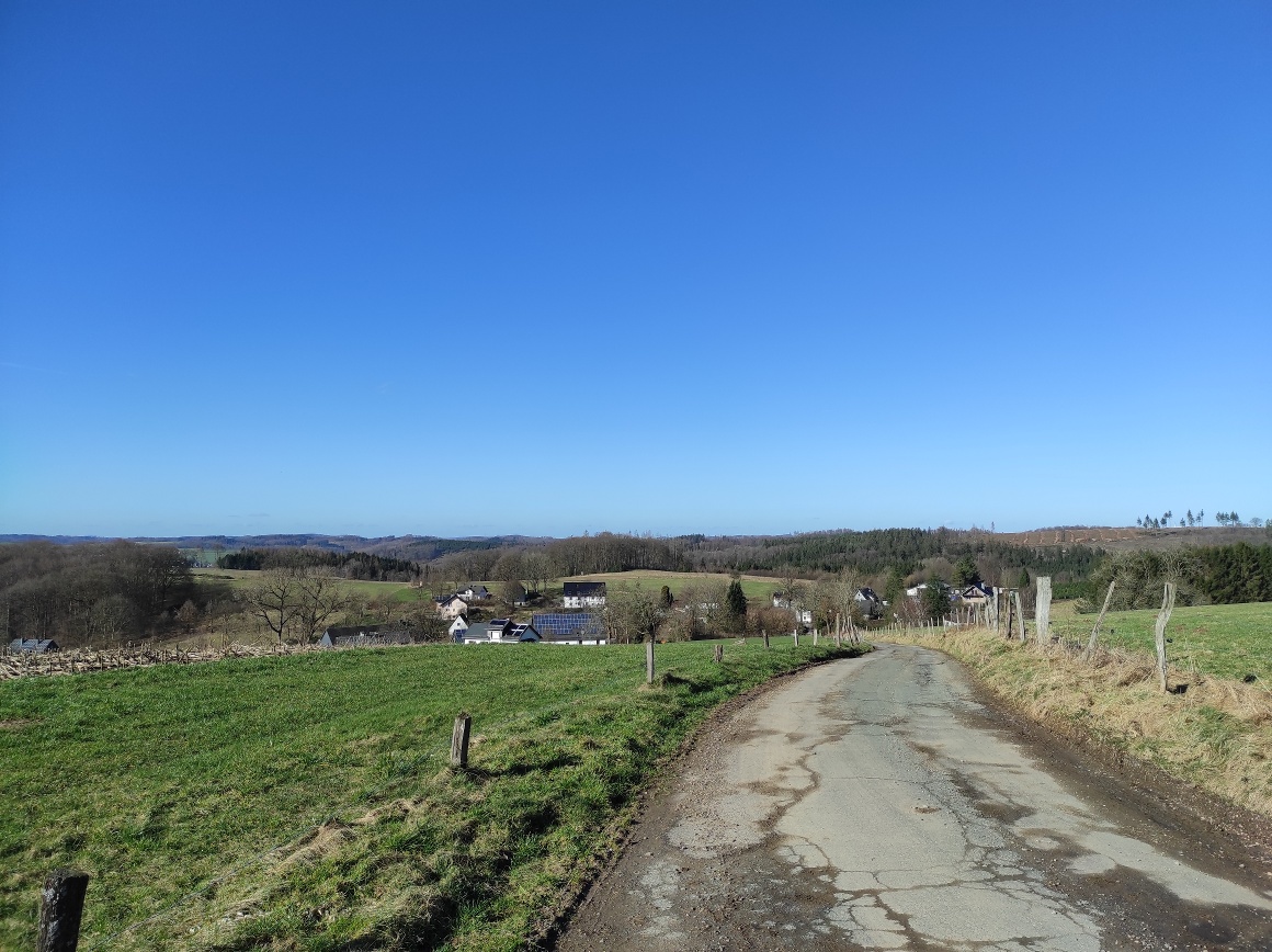 Weg hinunter nach Beckinghausen