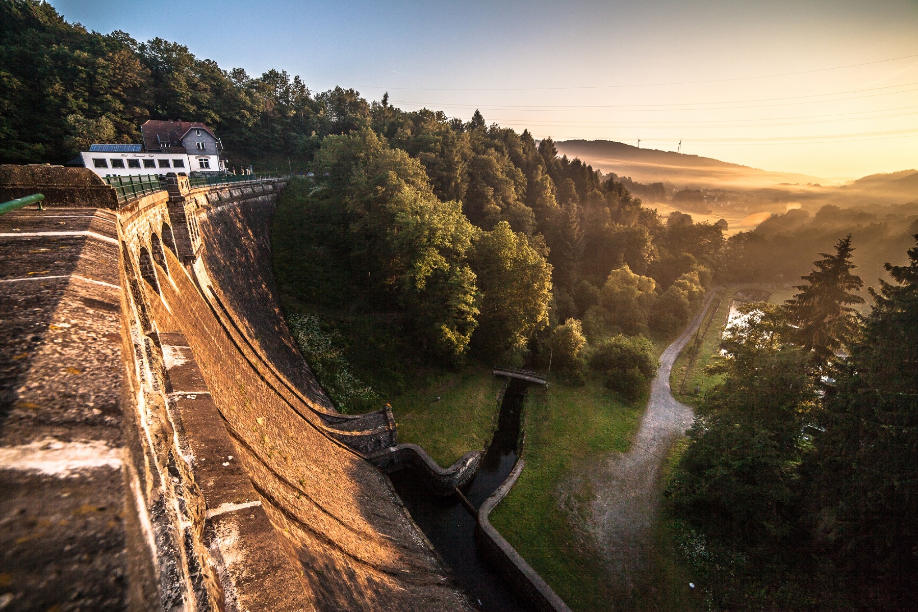 Staumauer Oestertalsperre Staumauer Oestertalsperre