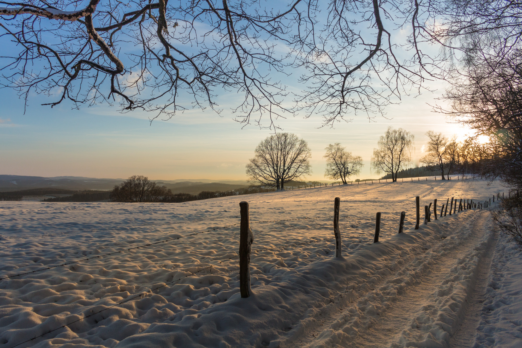 Winterlandschaft bei Windhausen Winterlandschaft bei Windhausen