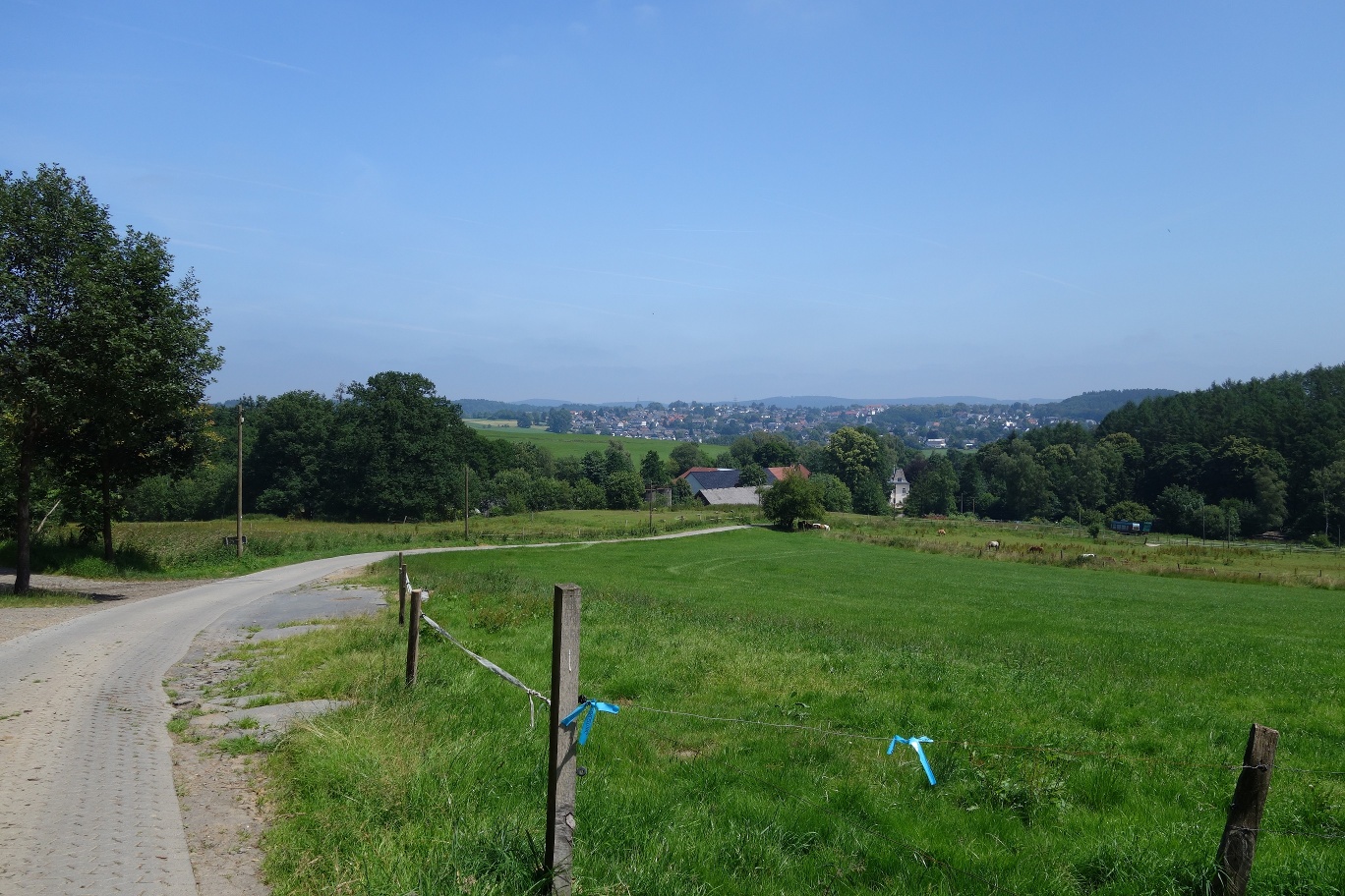 Aussichten auf das Kiersper Stadtgebiet